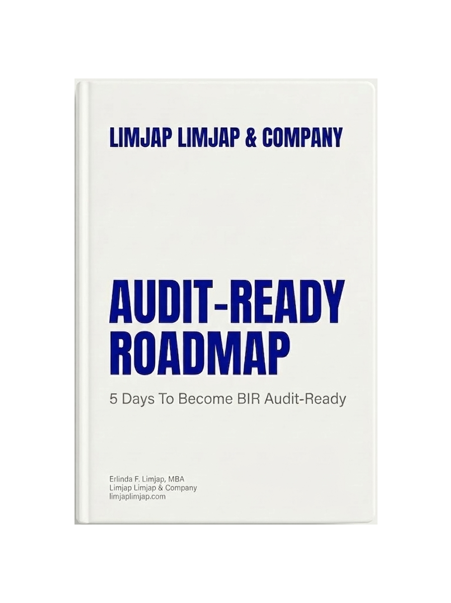 Audit-Ready Roadmap — A 5-Day Email Course to Become BIR Audit-Ready, by Limjap Limjap & Company